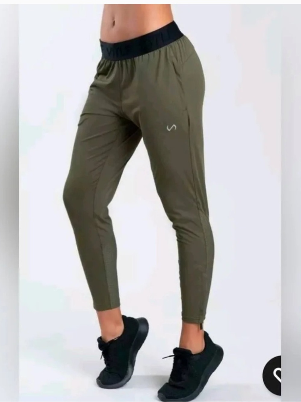 TLF athletic wear Navy pants with Reflective Logo size XS